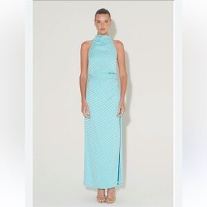 Hansen and Gretel Robbie Light Blue Maxi Dress | S